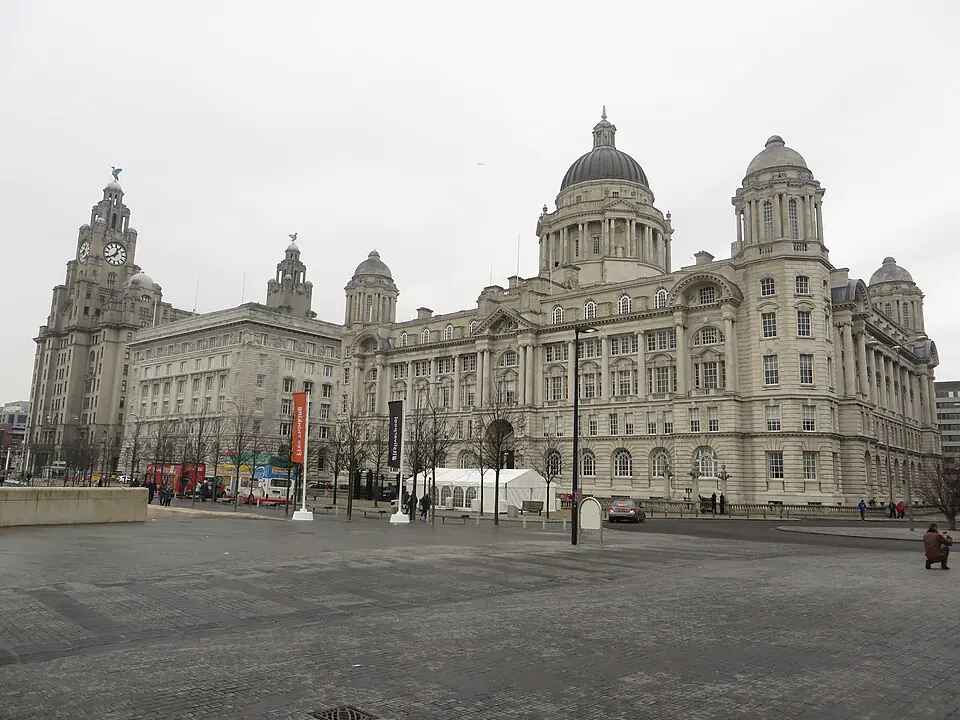 The Three Graces at the Pier Head, Liverpool